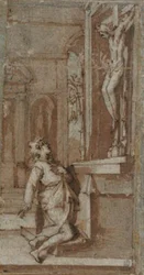 Christ on the Crucifix in San Miniato Inclines His Head Towards St John Gualberto