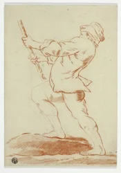 Boy Holding Staff