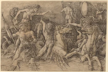 Battle of the Sea Gods (left half)