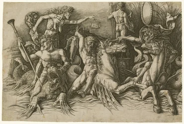 Battle of the Sea Gods [left half]