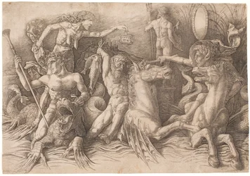 Battle of the Sea Gods, Left Half