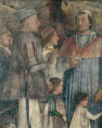 Louis II, Cardinal Francesco, Francesco II and Sigismondo Gonzaga (detail)