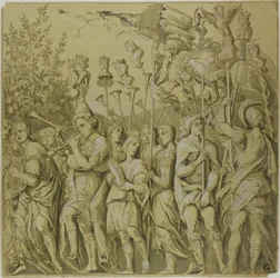 Triumphs of Julius Caesar: Canvas No. VII