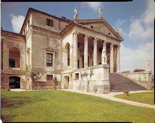 View of the facade