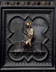 Humility, Panel D of the South Doors of the Baptistery of San Giovanni