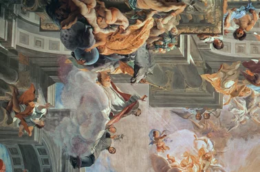 The Entry of St. Ignatius into Paradise (detail)