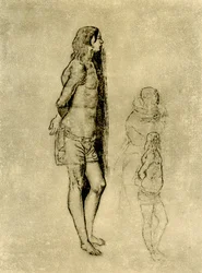 Study on the St. Sebastian for the Painting in Bergamo