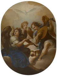 Three Music Making Angels