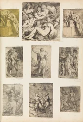 Bellona and other mythological figures, ca. 1540