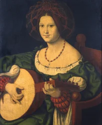 Lady with a Lute
