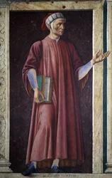 Dante Alighieri from the Villa Carducci Series of Famous Men and Women