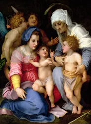 Holy Family with Angels, c.1515-16