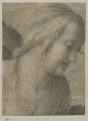 Head of Mary, in an Adoration