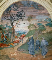 St. Philip Benizi Punishing the Blasphemers