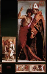 Vallombrosa Altarpiece: St John Baptist and St Bernard degli Uberti, side panels
