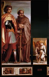 Vallombrosa Altarpiece: St Michael and Giovanni Gualberto, Side Panels