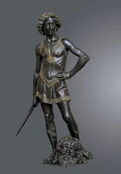David Victorious over Goliath, ca 1470