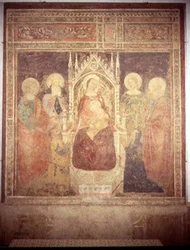 Madonna and Child with SS. Elia, John the Baptist, Nicolas and Leonard
