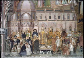The Triumph of the Catholic Church (Detail)