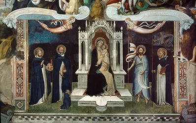Enthroned Madonna. 1370