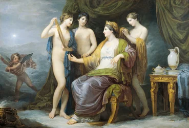 Juno Bathing or Juno Attired by Graces