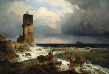Large Marine with Lighthouse
