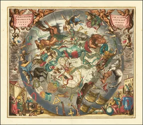 1660 Celestial Map of the Southern Sky