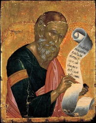 Saint John the Evangelist writing his Revelations