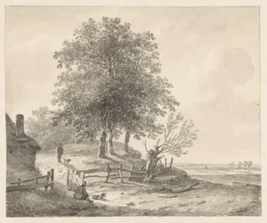 Landscape with a House on a Hill