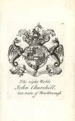 Coat of Arms and Crest of John Churchill