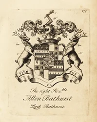 Coat of arms of Allen Bathurst, Lord Bathurst