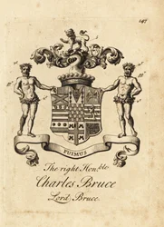 Coat of Arms of Charles Bruce, Lord Bruce, 3rd Earl of Ailesbury, 4th Earl of Elgin