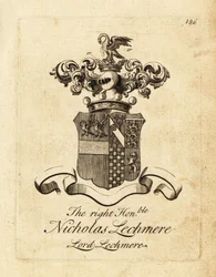 Coat of arms of the Right Honourable Nicholas Lechmere, Lord Lechmere