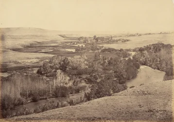 Plate 18. Valley of the Little Laramie River, 1869