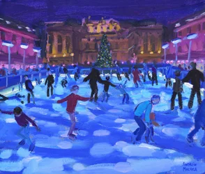 Evening Skaters, Somerset House, 2015