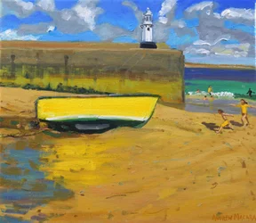 Yellow Boat, St Ives