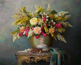 Opulent Floral Still Life