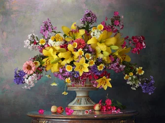 Vibrant Floral Still Life