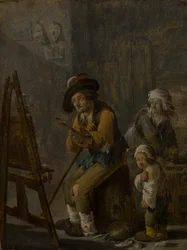 The Poor Painter in His Studio