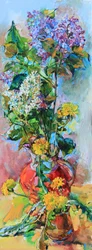 Colorful Lilac Still Life