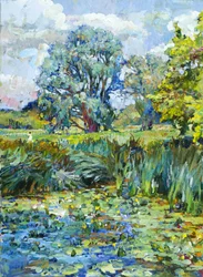 Impressionist Lily Pond