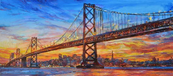 San Francisco Sunset Bridge