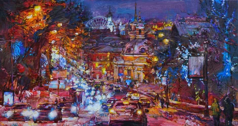 Vibrant City Night