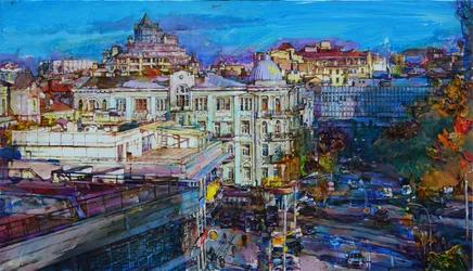 Vibrant City View