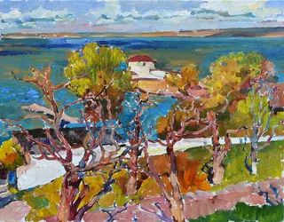 Vibrant Coastal View