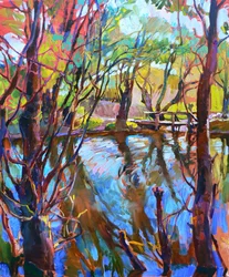 Vibrant Forest Reflections