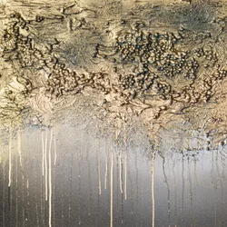 Golden Texture Drips