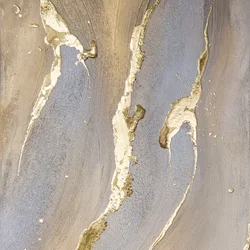 Opulent Golden Fluidity