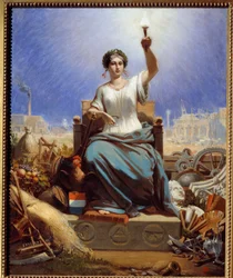 France Illuminating the World. Allegory