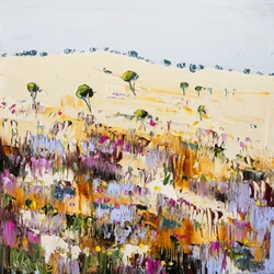 Colorful Hillside Bloom